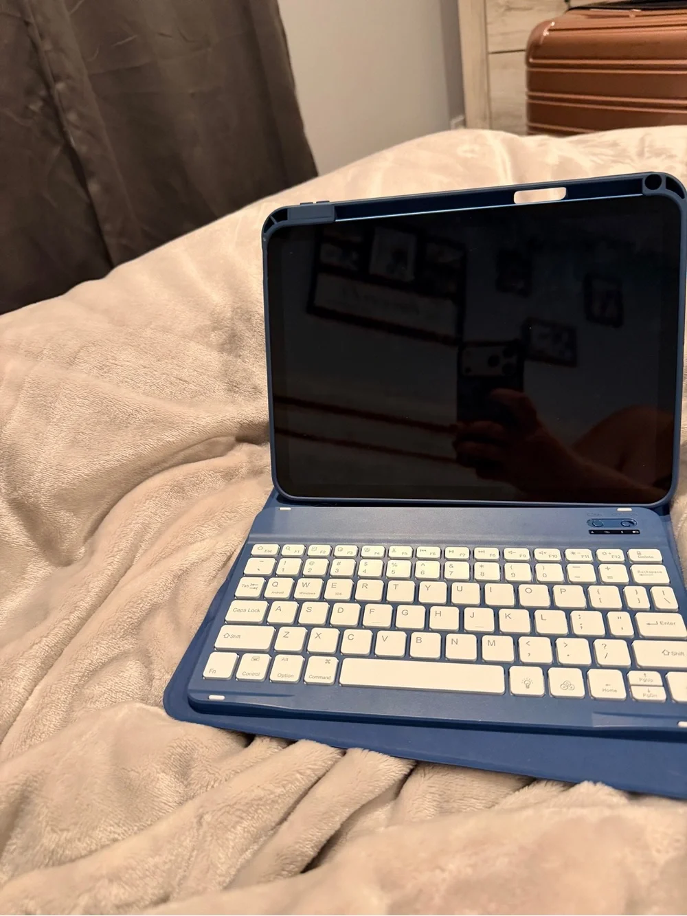 Apple tablet featuring